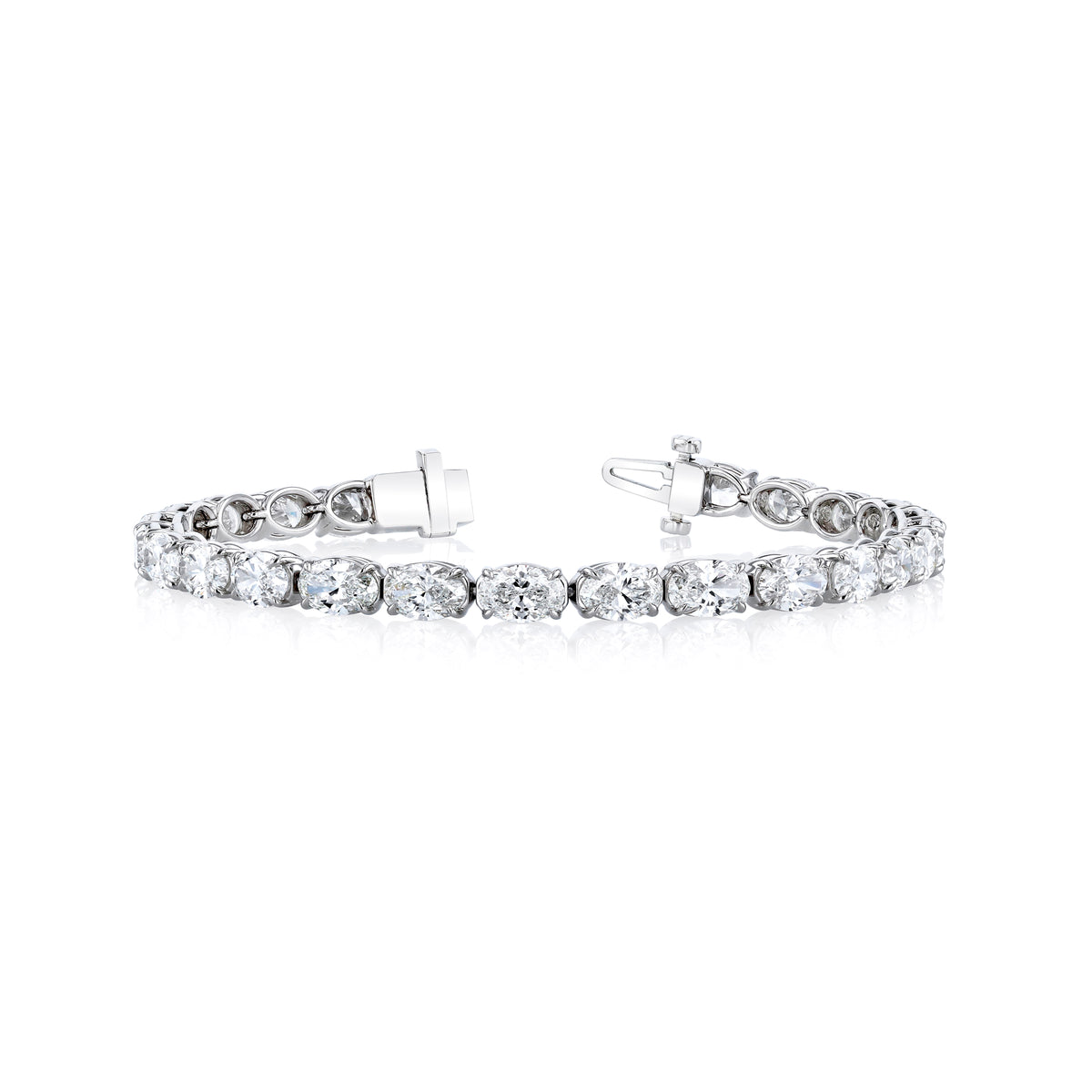Platinum Diamond Tennis Bracelet - FB028BP