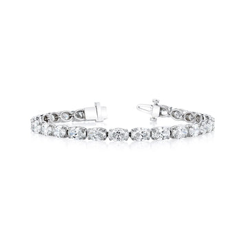 Platinum Diamond Tennis Bracelet - FB028BP