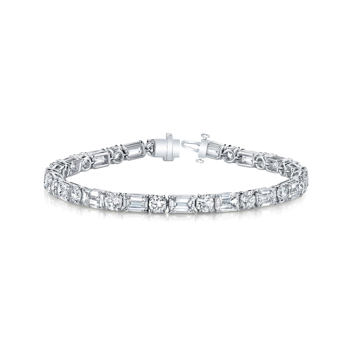 Platinum Diamond Tennis Bracelet - FB039BP