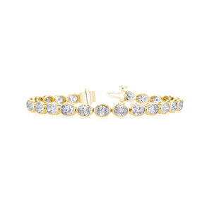 18K Yellow Gold Diamond Tennis Bracelet - FB101B8Y