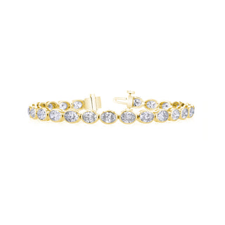 18K Yellow Gold Diamond Tennis Bracelet - FB101B8Y thumbnail