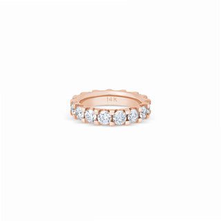 Customizable Lab Diamond Eternity Band 4MM thumbnail