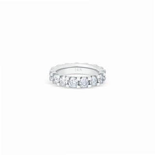 Customizable Lab Diamond Eternity Band 4MM thumbnail