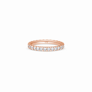 Customizable Lab Diamond Eternity Band 2.5MM thumbnail