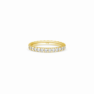 Customizable Lab Diamond Eternity Band 2.5MM thumbnail