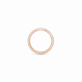 Customizable Lab Diamond Eternity Band 2.5MM thumbnail