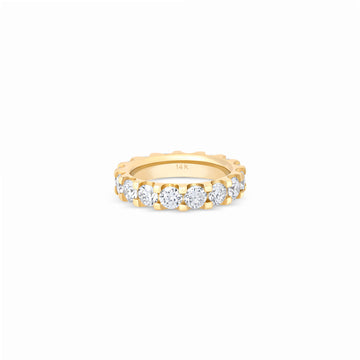 Customizable Diamond Eternity Band 4MM
