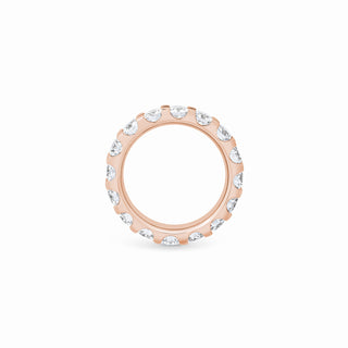 Customizable Lab Diamond Eternity Band 4MM thumbnail