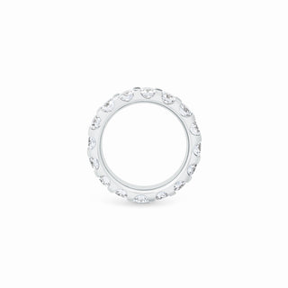 Customizable Lab Diamond Eternity Band 4MM thumbnail