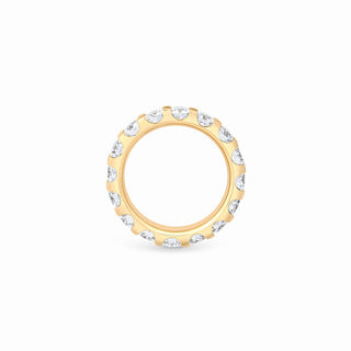 Customizable Lab Diamond Eternity Band 4MM thumbnail