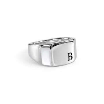 Personalized Square Signet Ring