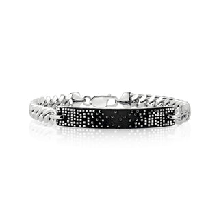 Mens Textured ID Bracelet thumbnail