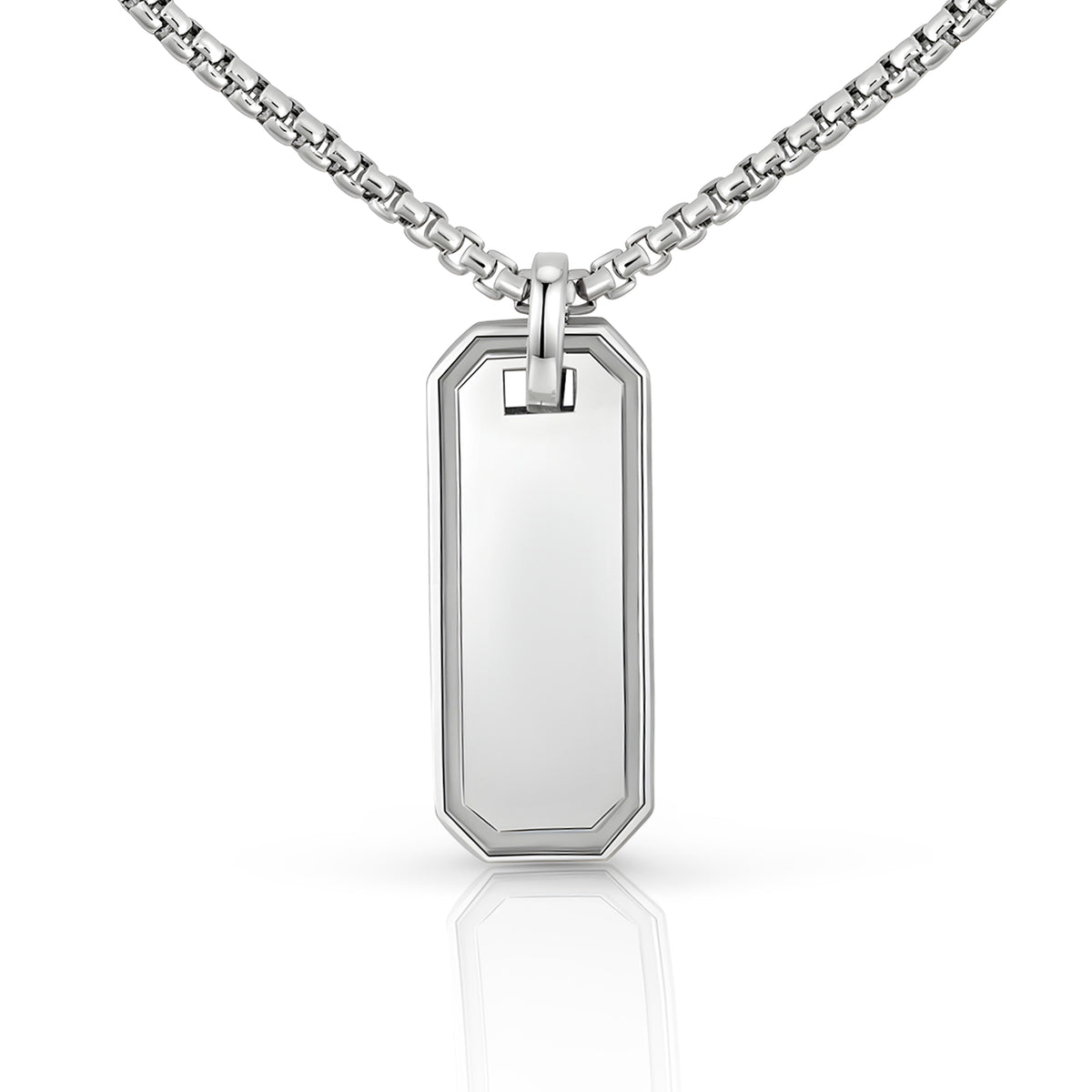 Mens Dogtag Plain
