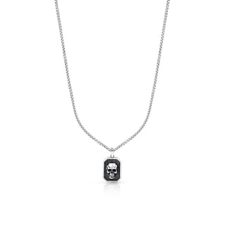 Skull Amulet with Black Diamond Border thumbnail