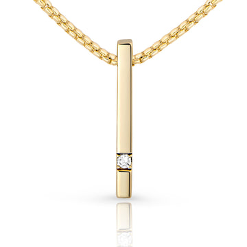 Bar Pendant with Diamond