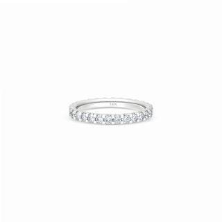Customizable Diamond Eternity Band 2MM thumbnail