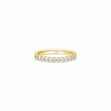 Customizable Diamond Eternity Band 2MM