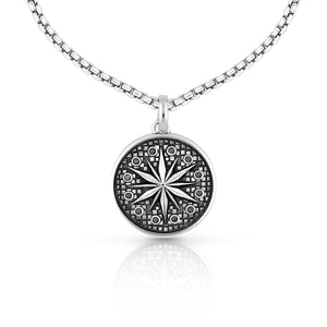 Mens Compass Pendant