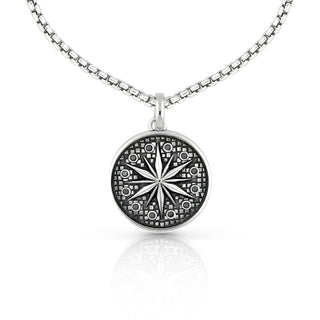 Mens Compass Pendant thumbnail