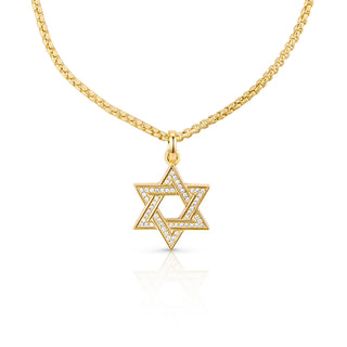 Mens Star of David with Stones thumbnail