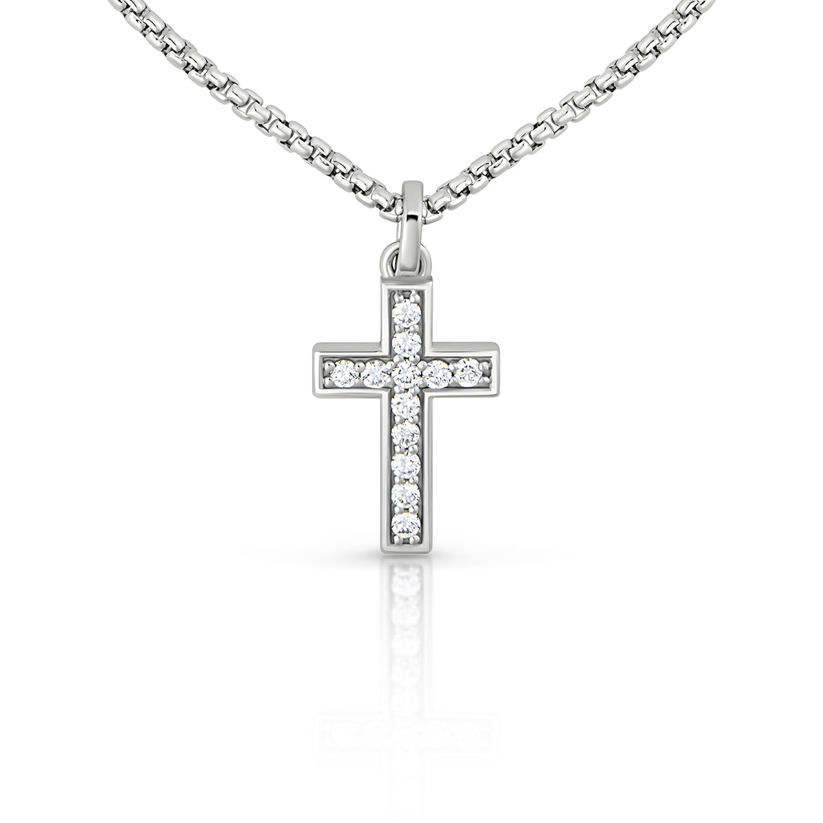 Mens Diamond Cross
