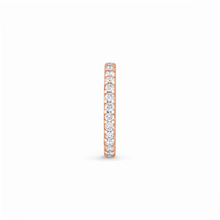Customizable Diamond Eternity Band 2MM thumbnail