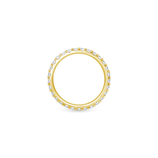 Customizable Diamond Eternity Band 2MM thumbnail