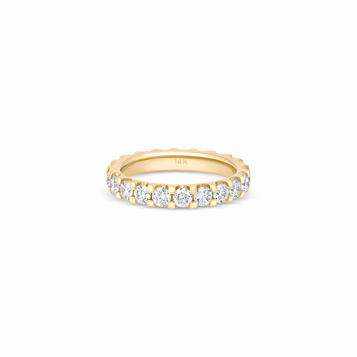 Customizable Diamond Eternity Band 3.5MM