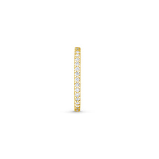 Customizable Lab Diamond Eternity Band 1.5MM thumbnail