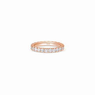 Customizable Diamond Eternity Band 3MM thumbnail