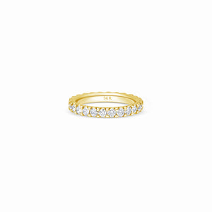 Customizable Diamond Eternity Band 3MM