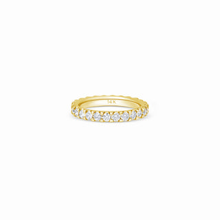 Customizable Diamond Eternity Band 3MM thumbnail