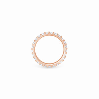 Customizable Diamond Eternity Band 3MM thumbnail