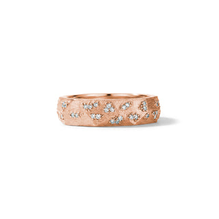 Mens Faceted Band with Stones thumbnail