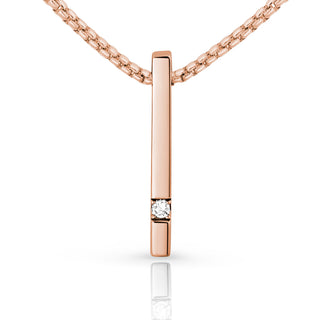 Bar Pendant with Diamond thumbnail