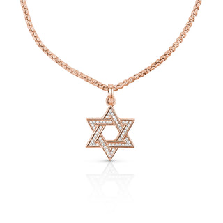 Mens Star of David with Stones thumbnail