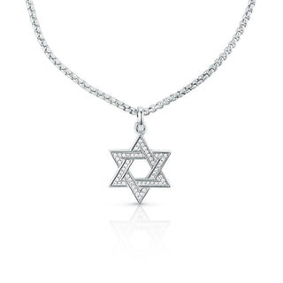 Mens Star of David with Stones thumbnail