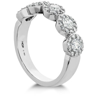 Hearts On Fire Di Bnd Fulfillment Round Band Halo Fulfillment Band Ring - HBAFBS00878W-C thumbnail