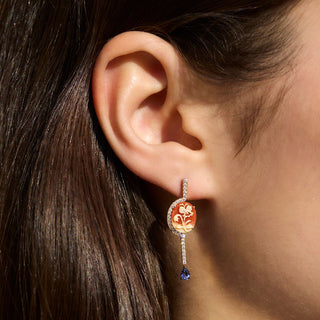 Peace Garden - Dew Drop Long Earrings thumbnail