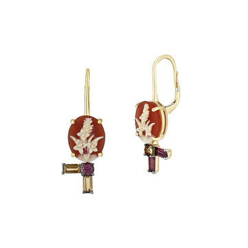 Peace Garden - Spring Snow Earrings