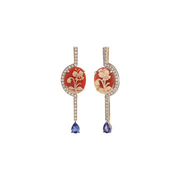 Peace Garden - Dew Drop Long Earrings