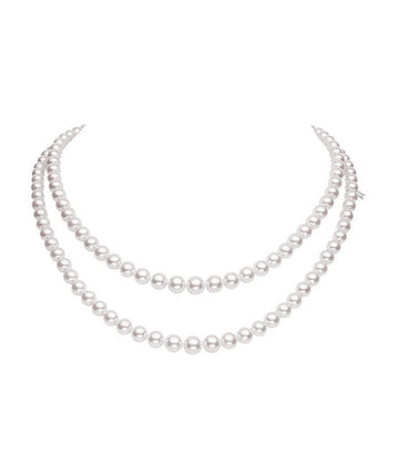 Everyday Essentials Double Strand Akoya Necklace Mikimoto