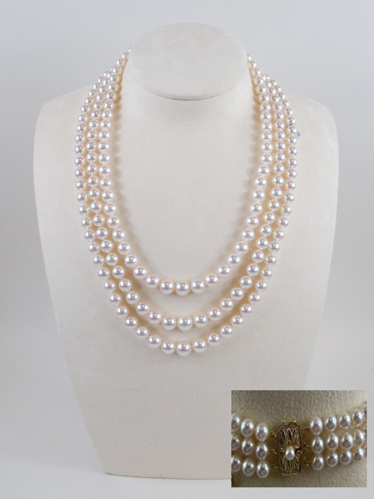 Basic Akoya Pearl Graduated Mikimoto