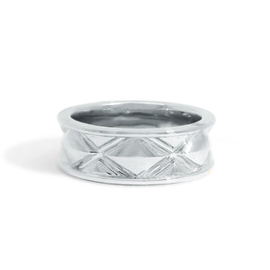 Gold Coast Puffy Hancock Wedding Band