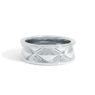 Gold Coast Puffy Hancock Wedding Band thumbnail