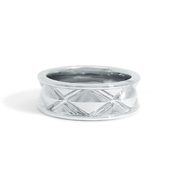 Gold Coast Puffy Hancock Wedding Band