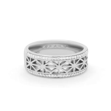 Gold Coast Half Diamond Hancock Wedding Band