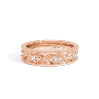 Gold Coast Hancock Princess Diamond Wedding Band thumbnail