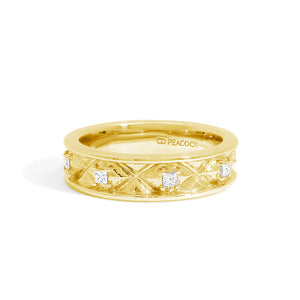 Gold Coast Hancock Princess Diamond Wedding Band