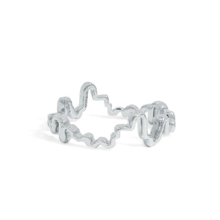 Gold Coast EKG Wedding Band thumbnail